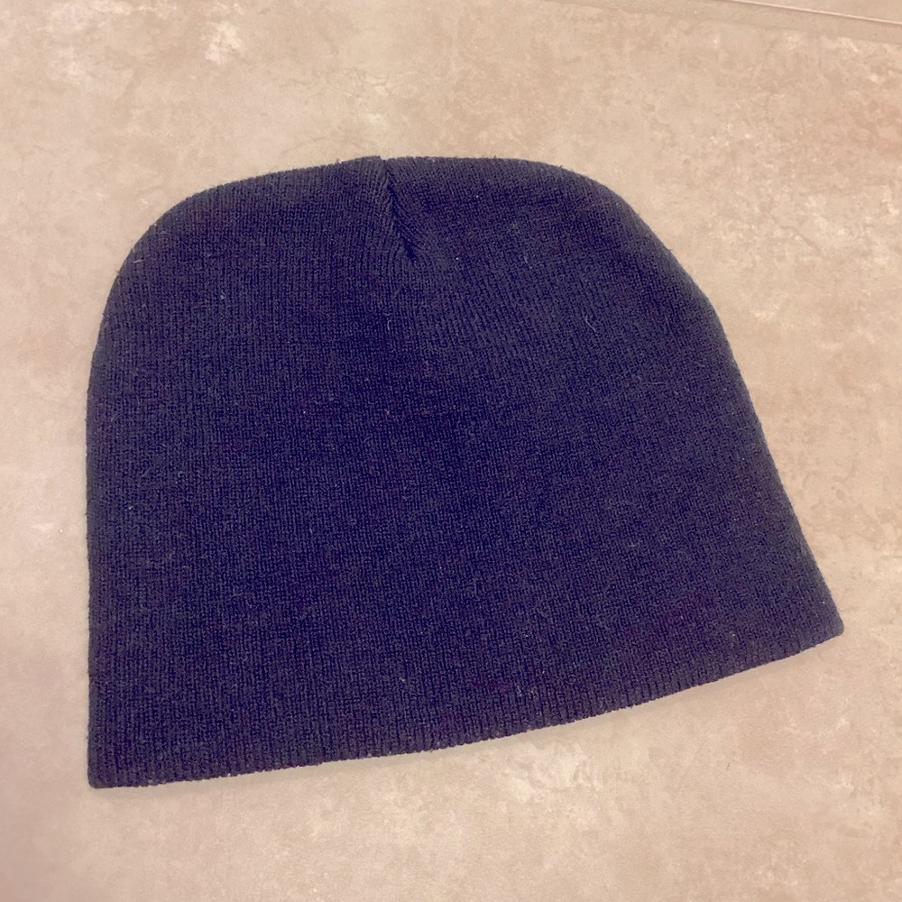 Kids Black Beanie